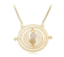 20pcslot Time Turner Necklace Fashion Movie Pendant Jewelry For WomenMen Charms Y12208460009