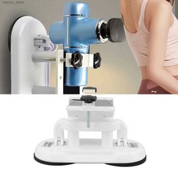 Electric massagers Massage gun bracket suction cup base bracket double with massage head massage gun handle supporting self massage tool Y240425