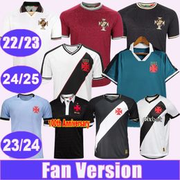 23 24 Vasco Da Gama Mens Soccer Jerseys 100th Anniversary RANIEL G. PEC JUNINHO GETULIO Home Away Special Edition 24 25 Away Goalkeeper Football Shirts Short Uniforms