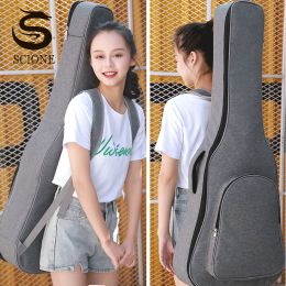 Bags 36 39 41 Inch Guitar Bags Waterproof Oxford Bass Case Portable Guitar Backpacks Thicken Pad Rucksack Wearable Solid Bag Xa292m