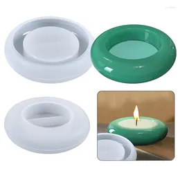 Candle Holders DIY Oval Candlestick Storage Pendulum Jewellery Container Silicone Mould