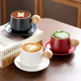 Cups Saucers Nordic Ceramic Cup And Plate Set Designer's High End Exquisite Appearance Coffee Business Gift Drinkware Mugs