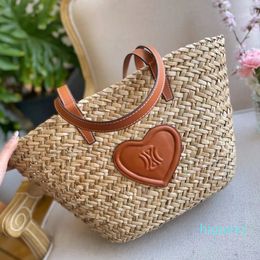 Classic basket Bag Men Womens clutch Drawstring tote handbag Designer Crossbody Beach bag luxury fashion summer Straw weave bucket Shoulder bags 2024