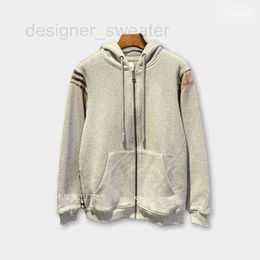 Men's Hoodies & Sweatshirts Designer hoodie long sleeved hooded stripe correct version LOMY