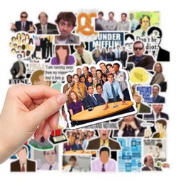 50 Pcs Lot Mixed Car Stickers The Office Friends For Skateboard Laptop Pad Bicycle Motorcycle PS4 Phone Luggage Decal Pvc guitar S3900275