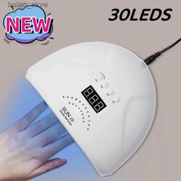 Nail Dryers Nail Dryer LED Nail Lamp UV Lamp for Curing All Gel Nail Polish With Motion Sensing Manicure Pedicure Salon Tool Y2404197ETW