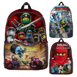 Bags Ninja Backpack Kids Boys Girls Primary School Shoulder Bags Daily Teenager Student Mochila Cosplay Book Bag Satchel Back Pack