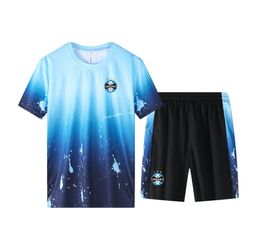 Gremio Porto Alegrense Men's leisure home suit sportswear leisure sports quick drying short sleeved sports shirt outdoor training suit thin shorts