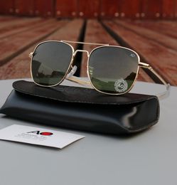 Sunglasses Pilot Men Vintage Retro Aviation Sun Glasses American Optical Eyewear Original Box Case Gafas De Sol HombreSunglasses9039446