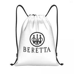 Shopping Bags Berettas Drawstring Backpack Sports Gym Bag For Men Women Military Gun Gift Sackpack