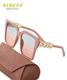 BLMUSA 2022 New Fashion Chain Sunglasses Women Trendy Sun Woman039s Decorative Glasses Brand Designer style Eyewear UV400 09287425166