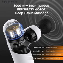 Electric massagers Mebak mini massage gun deep tissue perception muscle massager relieves pain super neck and back relaxation exercises Y240425