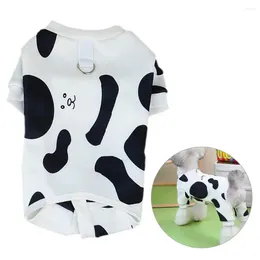 Dog Apparel Pet Onesies For Dogs Fashionable Pyjamas Cute Printed Jumpsuit Small Medium Cats Indoor Outdoor