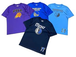 Printed T-shirts before and after basketball quick-drying sports leisure fitness warm-up training clothes pure cotton T-shirts 240416