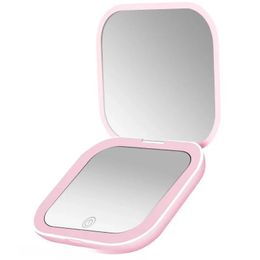 Small Folding Vanity Mirror with LED Lights Your Portable Beauty Essential
