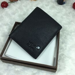 High quality Clutch bag Luxury wallet card holder men designer purses coin purse small wallets Clutch Bag convenient m ontblanc Genuine Leather have originality 90
