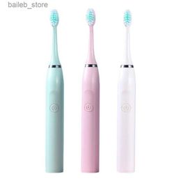 Toothbrush Ultrasonic electric toothbrush with 3 brush heads charged for 180 days at a time Y240419
