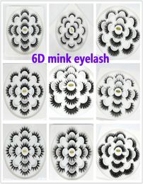 6D Mink Eyelashes Natural False Eyelashes Long Eyelash Extension Faux Fake Eye Lashes Makeup Tool 7 Pairsset2131051