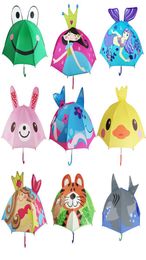 13 Styles Lovely Cartoon animal Design Umbrella For Kids children High Quality 3D Creative Umbrella baby Sun umbrella 47CM8K C6123478803