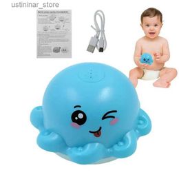 Sand Play Water Fun Bath Sprayer For Kids Light Up Rechargeable Bathtub Toys Spray Water Swimming Pool Bathroom Toy Automatic Kids Pool Water Toys L416