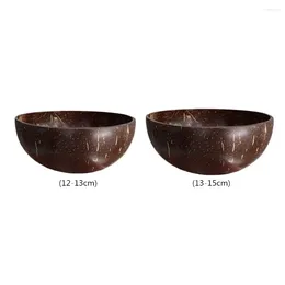 Bowls Creative Fruit Ramen Bowl Kitchen Utensils Handmade Coconut Salad Wear-resistant Eco-friendly For Ice Cream Dessert