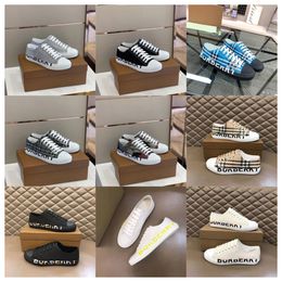 2024 New Luxury Brand Casual Shoes Flat Outdoor Stripes Vintage Sneakers Thick Sole Season Tones Brand Classic Men's Shoes