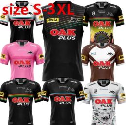 Tops&Tees 2023 top Rugby shirt PANTHERS WORLD CLUB CHALLENGE Rugby Jerseys 23 24 new Penrith Panthers home away ALTERNATE size S3XL