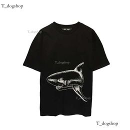 Palms Tshirt Mens Women T Shirts Designer Angle T Shirt Short Sleeve Summer Fashion Brand Leisure Tee Cottons Shark Print Tops Clothing Size S-xl 408