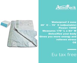 Eu tax 3 Zones Far Infrared Sauna Slimming Blanket heating therapy Body slim Fat burning equipment8410848