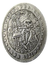 HB16 Hobo Morgan Dollar skull zombie skeleton Copy Coins Brass Craft Ornaments home decoration accessories8974033