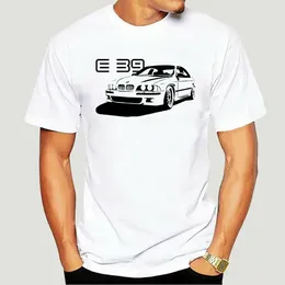 Men's Suits A1056 Germany Car Fans E39 Classic M Power M5 Tee Cotton White Custom Print 2024 Shirt 4446X