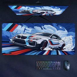 Mouse Pads Wrist Rests Mouse Pad Super Coupe Illustratio Non-slip Keyboard Mat Sports Car Custom Computer Deskmats Gamer Cabinet Carpet Rubber Mousepad Y240419