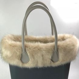 Evening Bags Plush Trim For O BAG Thermal Decoration Fur Fit Classic Big Mini Obag Women Handbag