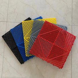 Carpets PVC Hard Plastic Floor Tile For Garage Car Wash Drain Eco Easy To Install Outstanding Quality 1.8cm Thickness