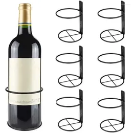 Kitchen Storage 1 Set Wine Wall Holder Wall-mounted Rack Strong Load-bearing Spiral Metal Bottle Display Dining Room