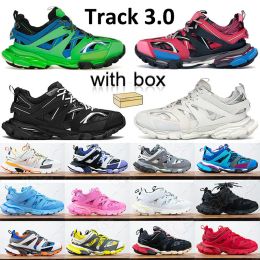 2024 Top Brand Designer Track 3 Flat Men Women Casual Shoes Flat Platform Vintage Tracks Runners Tess.s. Gomma Leather Loafers Trainers Walking sneakers With Box 36-45