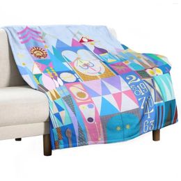 Blankets Tokyo Small World After All Throw Blanket Fluffys Large Decorative Sofa For Baby Bed