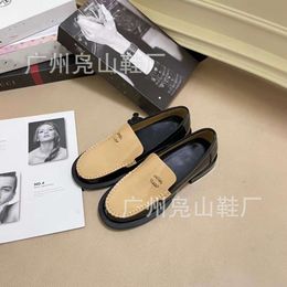 Shoes Dress Xiaoxiangfeng Pearl Buckle Leather for Women's Colored Bright Thick Sole Elevated Anti Slip Soles