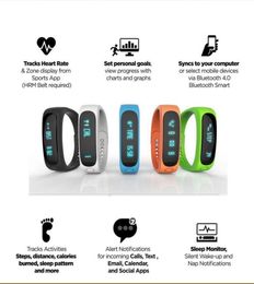 E02 Smart Bracelet Watches Waterproof Bluetooth Activity Tracker Bracelet Band Call SMS Remind Sport Watch Connecte For Iphone And1594521