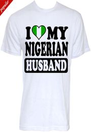 MENS FUNNY COOL NOVELTY NIGERIAN HUSBAND NIGERIA FLAG SLOGAN TSHIRTS JOKE GIFTS Printed T Shirts Short Sleeve Hipster Tee4640292