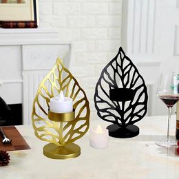 Candle Holders 1PC Holder Wedding Centrepiece Tea Light Nordic Iron Art Candlestick Table Decoracion Romantic Dinner Decoration