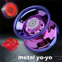 Yoyo 1PC Professional YoYo Aluminum Alloy Metal String Yo-Yo Ball Bearing for Beginner Adult Kids Children Classic Fashion Funny Toys