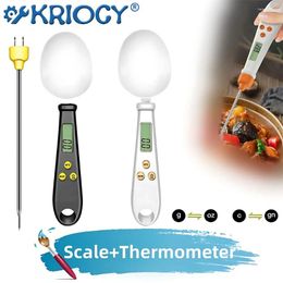 Measuring Tools Oil Scale Versatile Spoon With Lcd Display Accurate Stainless Steel Probe For Solid Liquid Ingredients