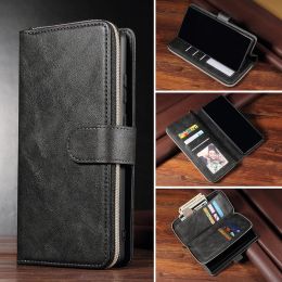 Wallets Zipper Wallet Pocket Case for Samsung Note 20 Ultra 10 + S20 S10 S9 S8 Plus S10e S10 Lite A71 A51 A41 Flip Pu Leather Phone Case