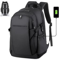 Backpacks Men Travel Business Laptop Backpack USB Charging SchoolBag Waterproof Back Pack Large Capacity Notebook Backbag Mochila Rucksack