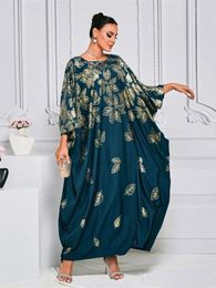 Ethnic Clothing Eid Summer Batwing Abaya Dubai Luxury 2024 Muslim Damen Maxi Kaftan Dresses For Women Islam Robe Djellaba Femme
