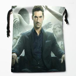 Storage Bags Arrival Lucifer TV Modern Picture Drawstring Custom Printed Receive Bag Type Size 18X22cm