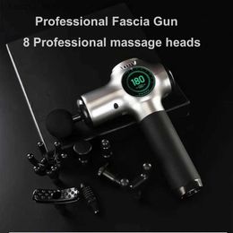 Electric massagers Electric professional massage gun deep muscle massage to relieve body pain relax face gun fitness equipment Y240425