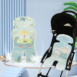 Stroller Parts Children's Car Cooler Mat Pram Cushion Seat Liner Ice Silk Baby Dining Chair