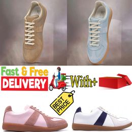 Loafer Leather woman vintage mens Designer trainer luxury margielas White Casual shoes tennis casual Outdoor masions shoes GAI 36-45